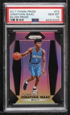 2017-18 Panini Prizm Silver Prizm Jonathan Isaac #73 PSA 10 GEM MT ya6