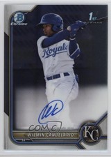 2022 Bowman Chrome Prospect Wilmin Candelario #CPA-WC Auto