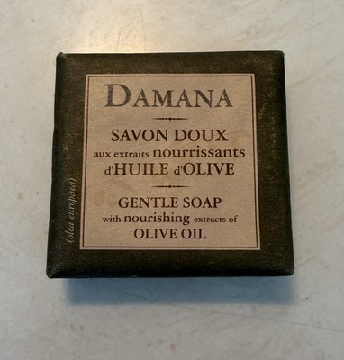 damana gentle olive oil soap savon doux 1.06 oz made in Italy New