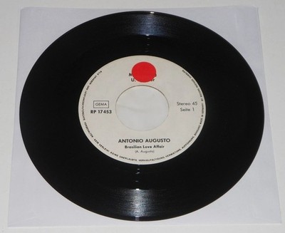Antonio Augusto  Brasilian Love Affair 7'' Single Rare 80's Private Disco Funk