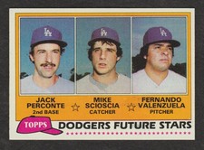 FERNANDO VALENZUELA RC * 1981 Topps  Dodgers Future Stars *  #302 *