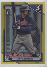 2024 Bowman Chrome Prospects Yellow Refractor /75 Diego Benitez #BCP-39 0yk6