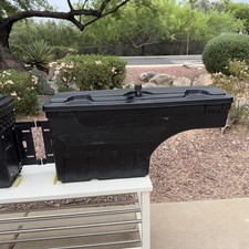 Pair Of Preowned Truck Bed Wheel Well Tool Boxes Left Right Abs Waterproof Pair Of Preowned Truck Bed Wheel Well Tool Boxes Left Right Abs Waterproof