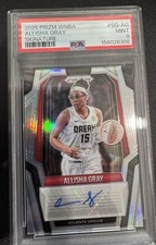 2025 Prizm WNBA #SG-AG ALLISHA GRAY Auto Silver Prizm PSA9