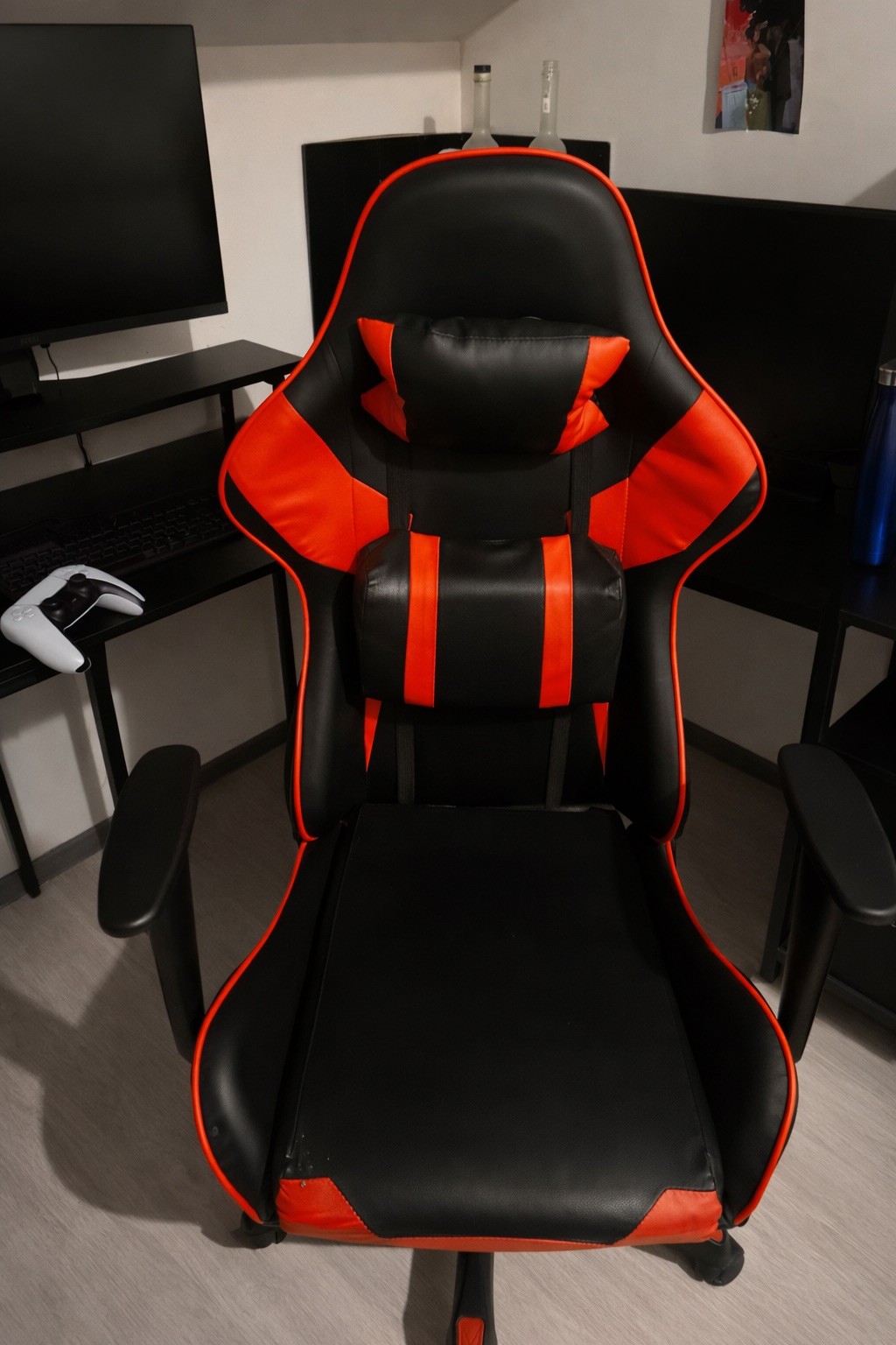 Chaise gaming haut de gamme en acier et mousse injectée pour joueur exigeant