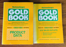 ELECTRONIC DESIGN'S GOLD BOOK 1982/1983 ELECTRONICS CATALOGUE PRODUCT DATA 1980s