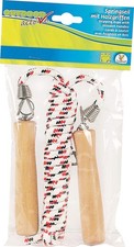 Outdoor Active Skipping Rope with Wooden Handles, Length 280 cm