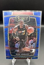 2021-22 Panini Select - Concourse Bam Adebayo #59 Blue Shimmer Prizm