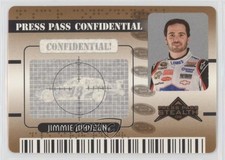 2009 Press Pass Stealth Confidential Classified Bronze Jimmie Johnson HOF 8d4