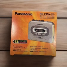 PANASONIC RQ-E10V Silver Walkman Stéréo Radio Cassette Player New