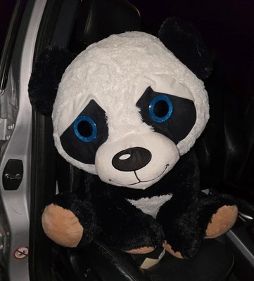XxL groß panda   Bär Stofftier Plüschtier plüsch Teddybär Teddy Weiß schwarz Bl