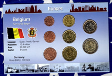Littleton World Coin Set Belgium UNC 2004-2012 1,2 Euro 2011
