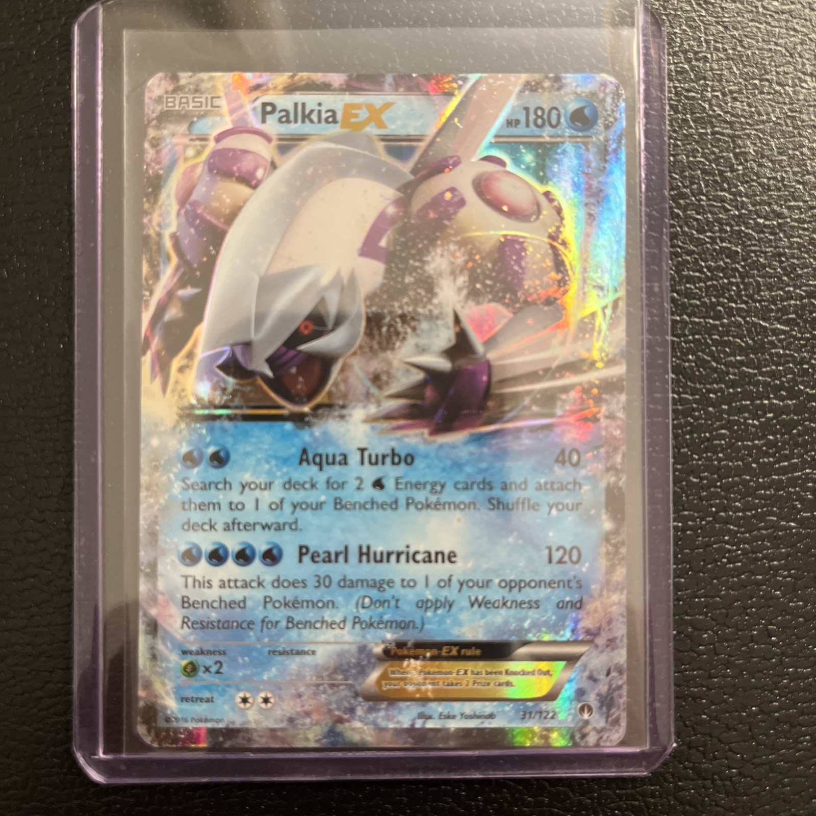 Pokémon TCG Palkia EX 31/122 XY BREAKpoint Ultra Holo Rare LP
