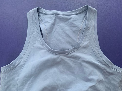 Sweaty Betty - Athlete Seamless Vest - Sky Blue - Medium - Picture 3 of 4