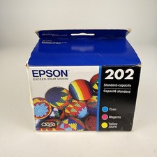 Epson 202 3pk Combo Color Ink Cartridges Cyan/Magenta/Yellow Exprired July 2023