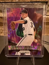 2015 Panini Prizm Chris Tillman #45 Purple Flash Prizm /99 NM Baltimore Orioles