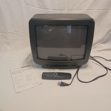 Sanyo D513630 13 Color TV Retro Gaming With Remote Tested - Works