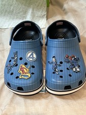 Crocs Marvel Fantastic 4 Classic Clog Men 9 Women 11 First Steps Sandals Blue