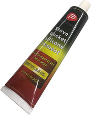 Wood Stove Door Gasket Cement, High Temperature Resistance Adhesive, Silicone