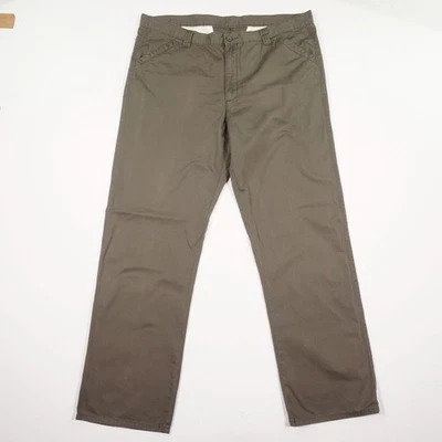 HERO WRANGLER Herren Chino Hose Gr. W40 L34 oliv gerades Bein High Waist Baumwol - Bild 1 von 4