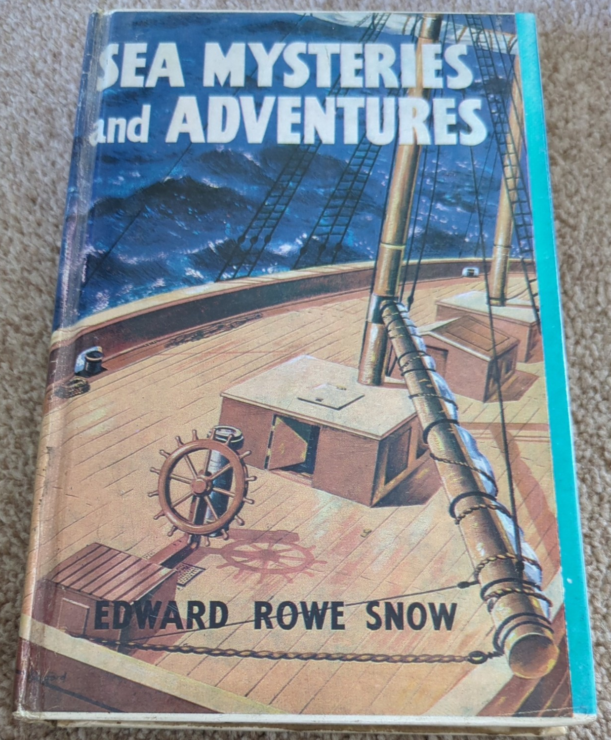 FILA Sea Mysteries And Adventures By Edward Rowe Snow 1964 Alvin Redman Dust Jacket