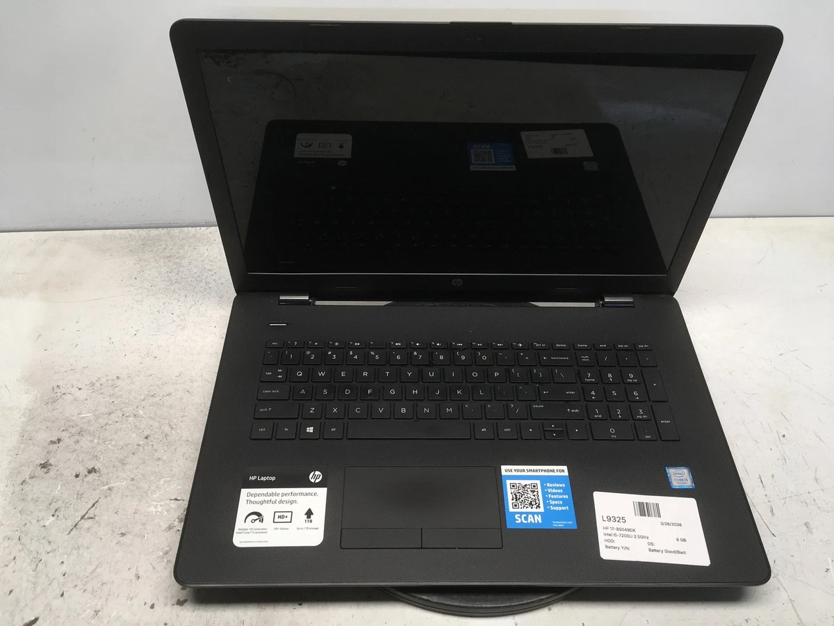HP Intel Core i5 7th Gen. PC Laptops & Netbooks 2.50-2.99 GHz