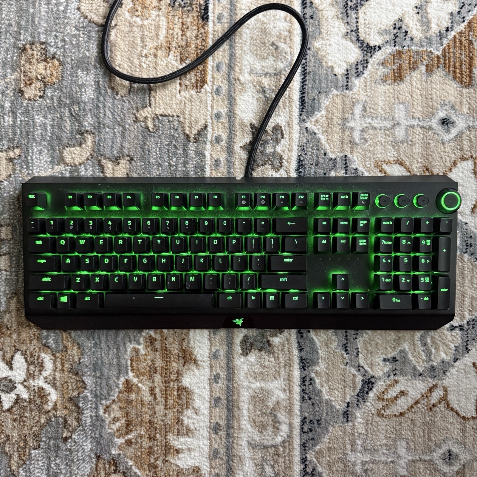 Razer BlackWidow Elite Backlit LED Wired Gaming Keyboard Bla