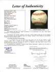 WILLIE MAYS AUTOGRAPHED NL BASEBALL       660 INSCRIPTION        FULL JSA LETTER