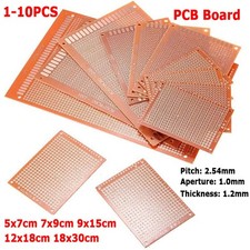 1-10 Pcs 2.54mm PCB Board Universal Experimental Circuit Board 5x7cm - 18x30cm