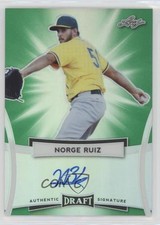 2017 Leaf Metal Draft Green 1/5 Norge Ruiz #BA-NR1 Auto 0b2
