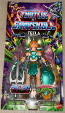 NEW MOTU Origins Turtles of Grayskull Teela Action Figure  TMNT Crossover