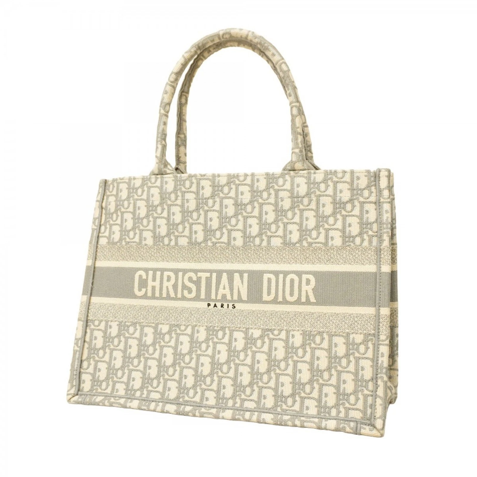 Sac fourre tout Dior Book toile beige authentique