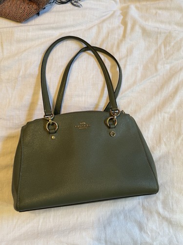 *RARE* Olive Green Coach Etta Carryall w/Matching wallet and shoulder strap