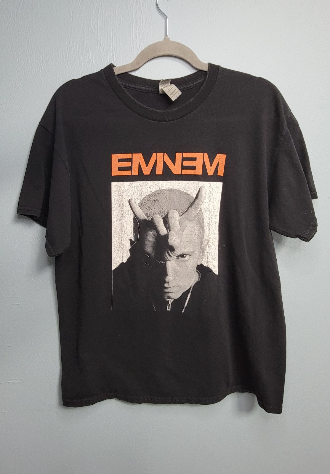 Eminem Monster Tour Devil Horns Black Short Sleeve T-… - Gem