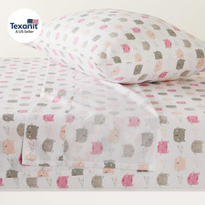 Kid'S Soft, Easy-Wash Microfiber 3-Piece Sheet Set, Twin, Peony Pink Kitties, An