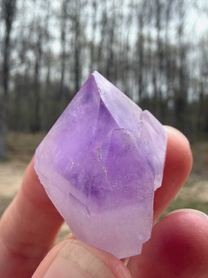 1.25'' Tata Phantom Amethyst Crystal - 18g Deep Purple Termination - Morocco