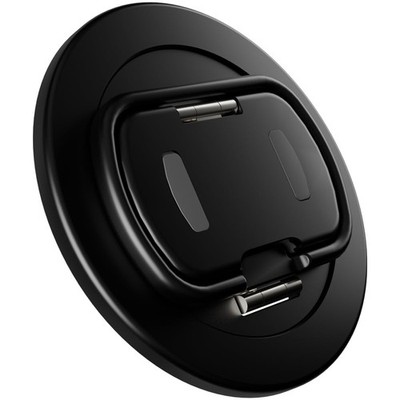 SEMBO Magnetic Phone Ring Holder with Kickstand for Single ring, Black