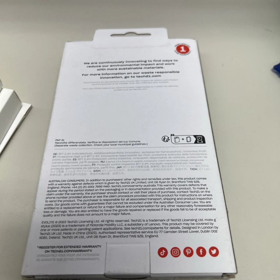 Tech21 Case for Motorola Moto G Stylus (2023) -clear - Image 4 of 4