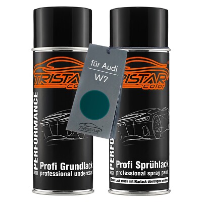 Autolack Spraydosen für Audi W7 Dragongrün Perl Emerald Green Perl Grund Basis