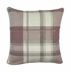large grey check cushions