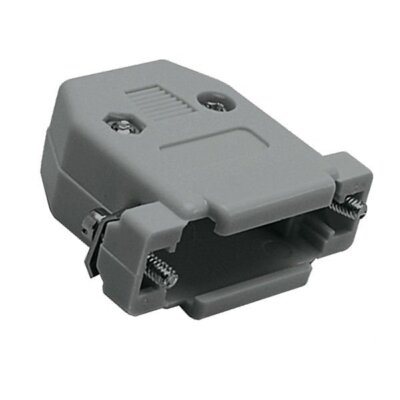 DB15 D-SUB 15 Pin Connector Hood Cover Shell Housing Screw Type Plastic