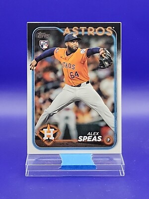 Alex Speas 2024 Topps Update Series Rookie Card   Astros