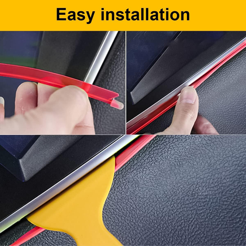 EL Wire Interior LED Strip Lights, 10FT/3M USB Auto Neon Light with Sewing Edge, - Picture 5 of 12