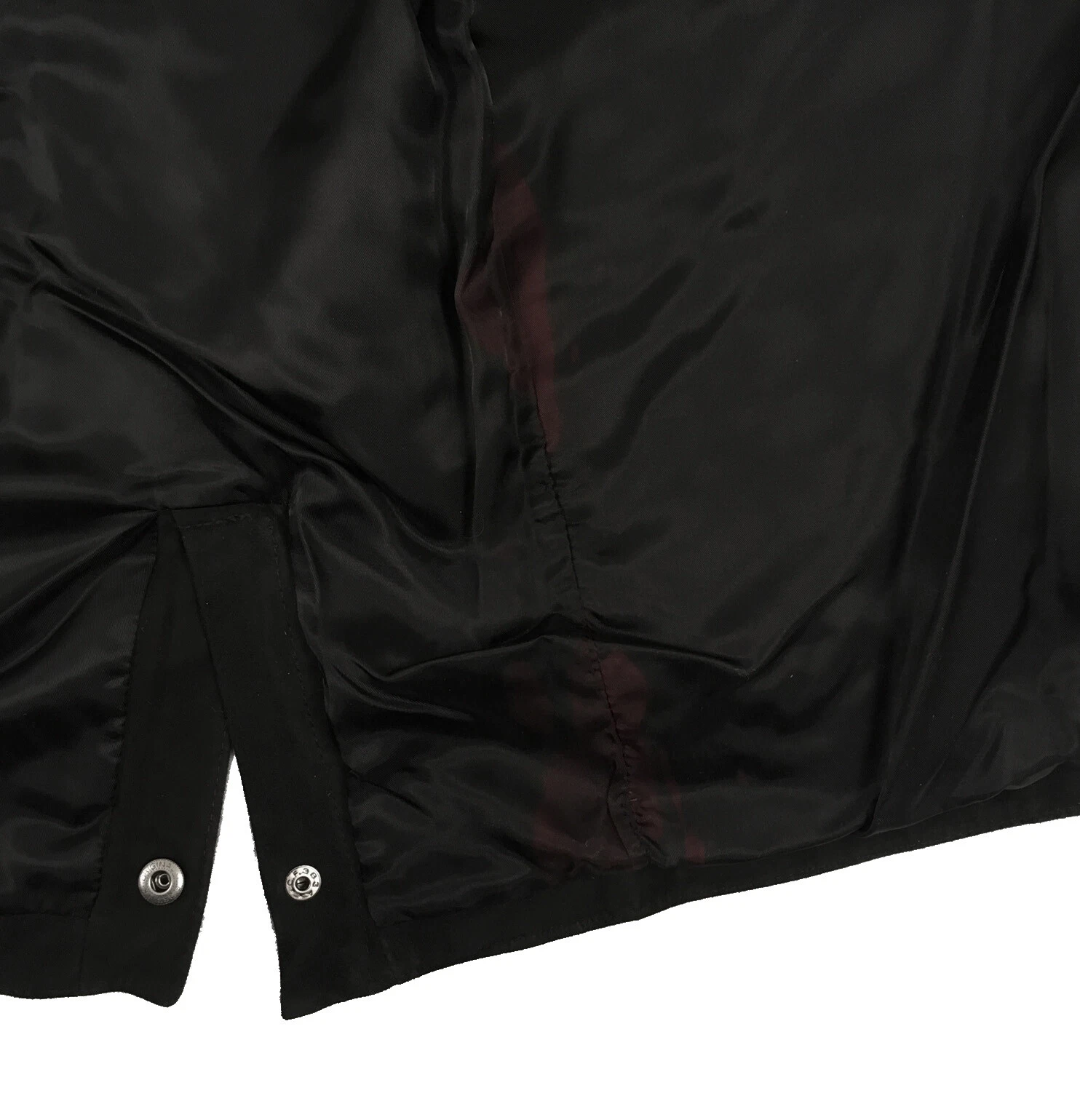 NEW $1695 Bobby Jones Water Resistant Suede Jacket! Weathered Black Quilted - product detail image 6