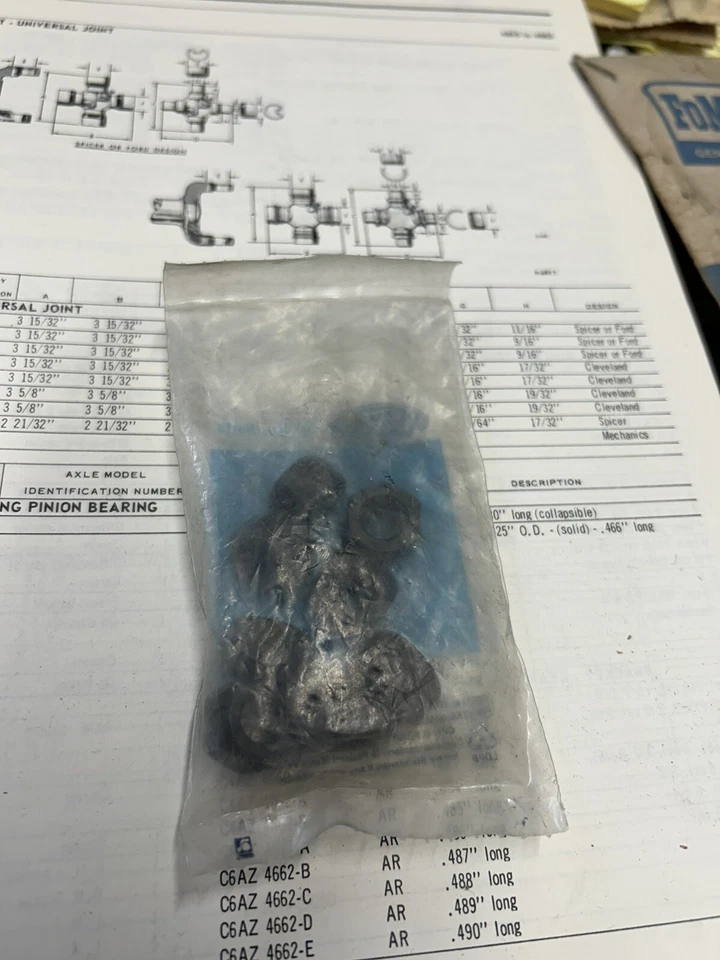 Camión Mustang Torino Bronco 1965-1977 Ford Nuevo de Lote Antiguo Tuercas de brazo basculante D0AZ-6A529-A 302 Foto 2 de 2