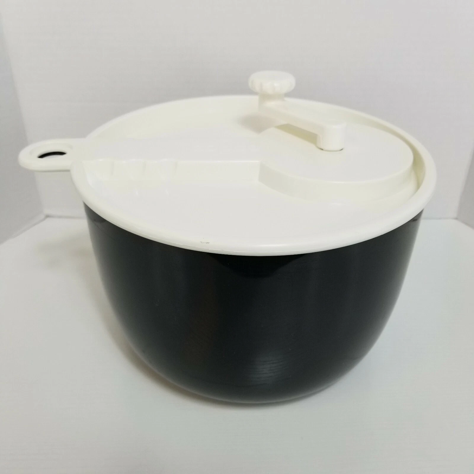 Copco Vintage Salad Spinner White Lid & Bowl #604 Sam Lebowitz USA Kitchen Ware