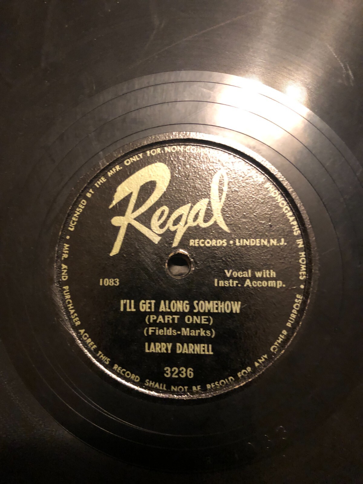 Larry Darnell on REG 3236