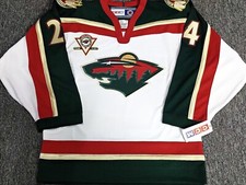 MEN-NWT-S VINTAGE DEREK BOOGAARD MINNESOTA WILD CCM LICESENED NHL HOCKEY JERSEY