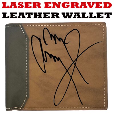 Jimmy Page - Led Zeppelin Leather Wallet Bifold Premium Quality NEW