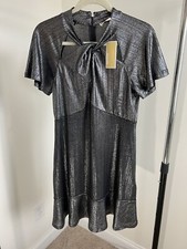 NWT MICHAEL MICHAEL KORS SIZE MEDIUM FOIL KNIT DRESS $125